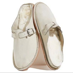 NEW Free People Mules with removable fur insole